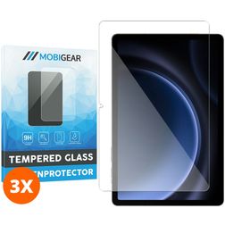 Mobigear Samsung Galaxy Tab S9 FE Glazen Screenprotector - Case Friendly (3-Pack)