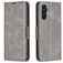 Mobigear Excellent Samsung Galaxy S25 FE Hoesje Bookcase Portemonnee - Grijs