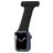 Mobigear Clip Verpleegkundige Apple Watch Bandje Speld - 49/46/45/44 mm - Zwart