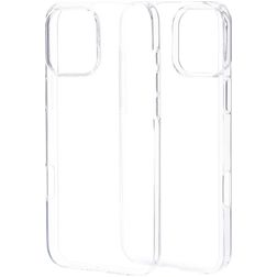 Mobiparts Classic Doorzichtig iPhone 16 Pro Max Hoesje Flexibel TPU Backcover - Transparant