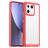 Mobigear Crystal Xiaomi 13 Hoesje Hardcase Backcover - Transparant / Rood