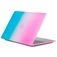 Mobigear Rainbow Matte MacBook Pro 16 Inch (2019-2020) Hoes Hardshell Laptopcover MacBook Case - Blauw / Roze - Model A2141