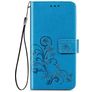 Mobigear Clover Samsung Galaxy S20 FE Hoesje Bookcase Portemonnee - Blauw