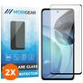 Mobigear Premium Motorola Moto G72 Glazen Screenprotector - Case Friendly - Zwart (2-Pack)