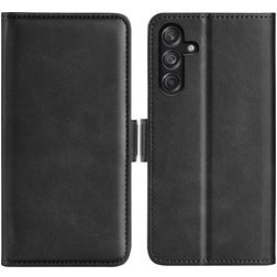 Mobigear Slim Magnet Samsung Galaxy M55 Hoesje Bookcase Portemonnee - Zwart