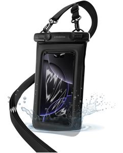 Mobilize Floating Bag Flexibel TPU Waterdicht Hoesje Hoesje - Zwart