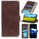 Mobigear Croco Motorola Moto E22 Hoesje Bookcase Portemonnee - Bruin