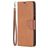 Mobigear Excellent Samsung Galaxy A12 Hoesje Bookcase Portemonnee - Bruin