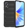 Mobigear Bumpy OPPO A17 Hoesje Flexibel TPU Backcover - Zwart
