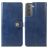 Mobigear Snap Button Samsung Galaxy S21 Plus Hoesje Bookcase Portemonnee - Blauw