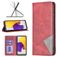 Mobigear Rhombus Slim Samsung Galaxy A73 Hoesje Bookcase - Rood
