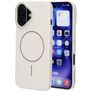 Mobiparts Slim Line iPhone 16 MagSafe Hoesje Hardcase Backcover - Off White