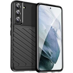 Mobigear Groove Samsung Galaxy S23 Hoesje Flexibel TPU Backcover - Zwart