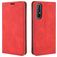 Mobigear Retro Slim OPPO Reno 3 Pro Hoesje Bookcase Portemonnee - Rood