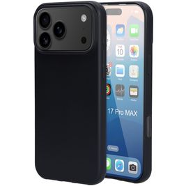 Mobiparts Classic iPhone 17 Pro Max Hoesje Flexibel TPU Backcover - Zwart