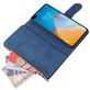 Mobigear Zipper Huawei P40 Hoesje Bookcase Portemonnee - Blauw