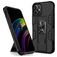 Mobigear Armor Stand iPhone 12 Pro Max Hoesje Hardcase Backcover Shockproof met Standaard - Zwart