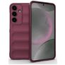 Mobigear Bumpy Samsung Galaxy S25 Plus Hoesje Flexibel TPU Backcover - Rood