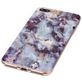 Mobigear Marble iPhone 8 Plus Hoesje Flexibel TPU Backcover - Brown