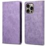 Mobigear Wallet iPhone 16 Pro Max Hoesje Bookcase Portemonnee - Paars