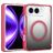 Mobigear Crystal iPhone Duo MagSafe Hoesje Hardcase Backcover - Cherry Red