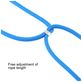 Mobigear Lanyard iPhone 12 Pro Max Flexibel TPU Hoesje met koord - Transparant / Grijs