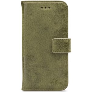 My Style Flex Wallet iPhone 14 Pro Max Hoesje Bookcase Portemonnee - Olive