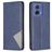 Mobigear Rhombus Slim Motorola Moto G85 Hoesje Bookcase - Blauw