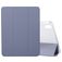 Mobigear Tri-Fold Gel iPad 10 (2022) Hoes TPU,Kunstleer Bookcase + Stylus Houder - Babyblauw