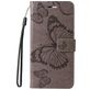 Mobigear Butterfly iPhone 16e Hoesje Bookcase Portemonnee - Grijs