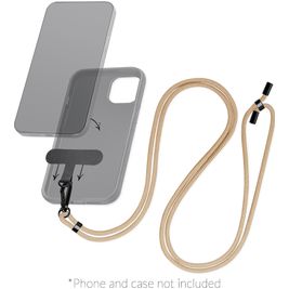 Mobilize Lanyard Universeel Telefoonkoord Verstelbaar - Sand