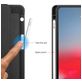Mobigear Tri-Fold Gel iPad Pro 12.9 Inch (2018) Hoes Bookcase + Stylus Houder - Rood