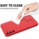 Mobigear Colors Samsung Galaxy M15 Siliconen Hoesje Backcover - Rood