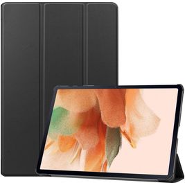 Mobigear Tri-Fold Samsung Galaxy Tab S7 FE Hoes Bookcase - Zwart