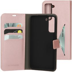 Mobiparts Classic Wallet Samsung Galaxy S21 FE Hoesje Bookcase Portemonnee - Roze