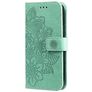 Mobigear Flowers POCO F4 Hoesje Bookcase Portemonnee - Groen