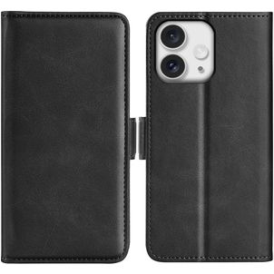 Mobigear Slim Magnet iPhone 16 Pro Hoesje Bookcase Portemonnee - Zwart