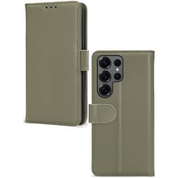 Mobilize Premium Gelly Samsung Galaxy S25 Ultra Hoesje Bookcase Portemonnee - Groen