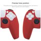 Mobigear Classic Dun Playstation 5 controller Hoesje Flexibel Siliconen - Rood