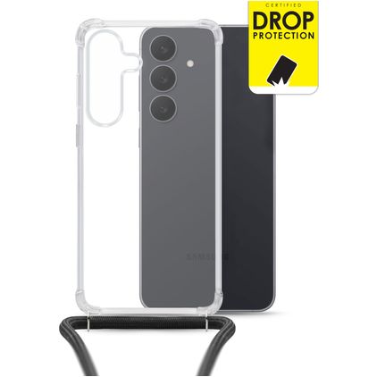 My Style Loop Doorzichtig Samsung Galaxy S26 FE Flexibel TPU Hoesje met koord - Transparant