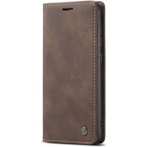 Caseme 013 Samsung Galaxy A21s Hoesje Bookcase Portemonnee - Bruin