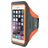 Mobiparts Comfort Fit Telefoonhouder Hardlopen iPhone SE (2020) Sport Hoesje Neopreen Sportarmband - Neon Orange