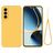 Mobigear Rubber Touch Samsung Galaxy A56 Siliconen Hoesje Backcover - Geel