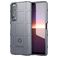 Mobigear Rugged Shield Sony Xperia 1 III Hoesje Flexibel TPU Backcover Shockproof - Grijs
