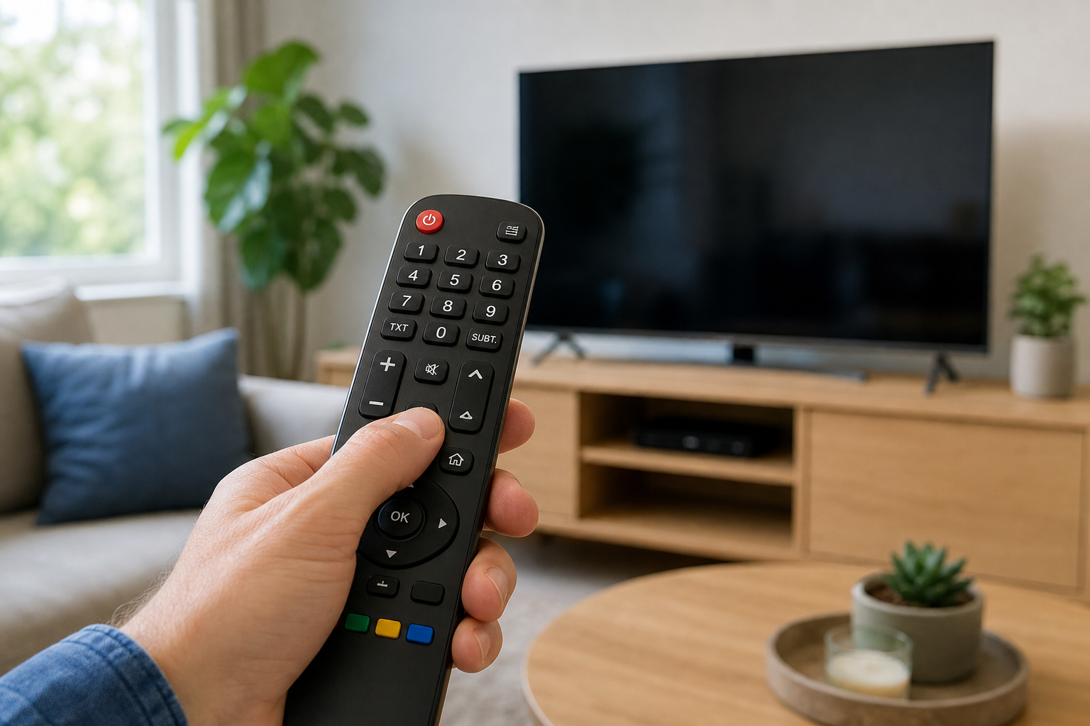 Welk knopje is voor ondertiteling?