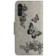 Mobigear Butterfly Samsung Galaxy A35 Hoesje Bookcase Portemonnee - Grijs