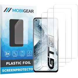 Mobigear Realme GT Master Edition Screenprotector Folie - Case Friendly (3-Pack)