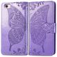 Mobigear Butterfly iPhone 7 Hoesje Bookcase Portemonnee - Paars