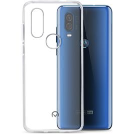 Mobilize Gelly Doorzichtig Motorola One Vision Hoesje Flexibel TPU Backcover - Transparant