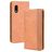 Mobigear Sensation Samsung Galaxy Xcover Pro Hoesje Bookcase Portemonnee - Cognac